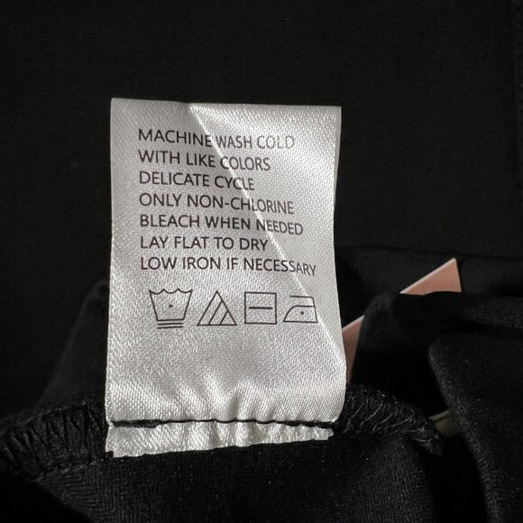 Quince Black Ponte Pants - Boot Cut - L Tall - 34" Inseam - NWT - Picture 5 of 5